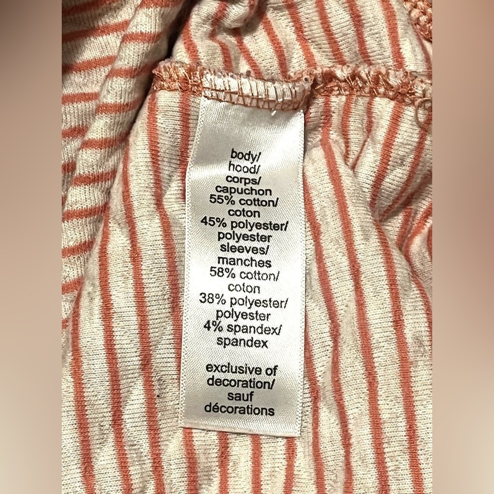 Maurices Women’s Hooded Long Sleeve Two-Tone Hoodie with Drawstring Size Large - Picture 13 of 15